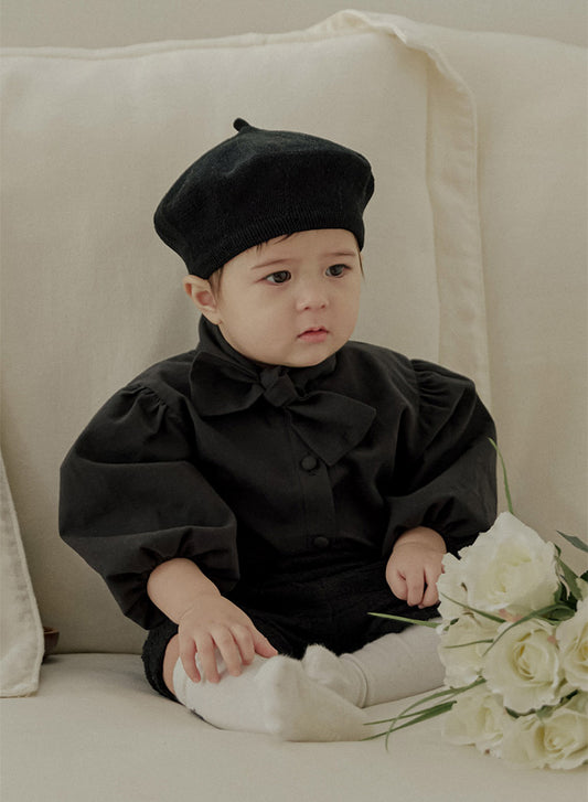 タイブラウス_ブラック