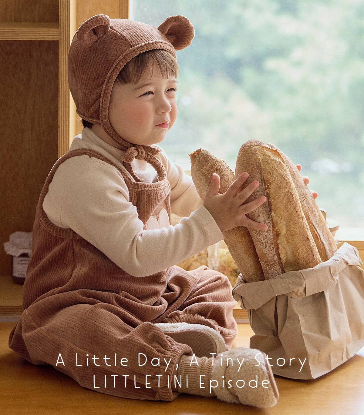 ドゥーニー ロンパース Doony Romper_Brown