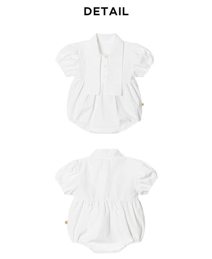 タイ 半袖ロンパース Tie Short Sleeved Romper