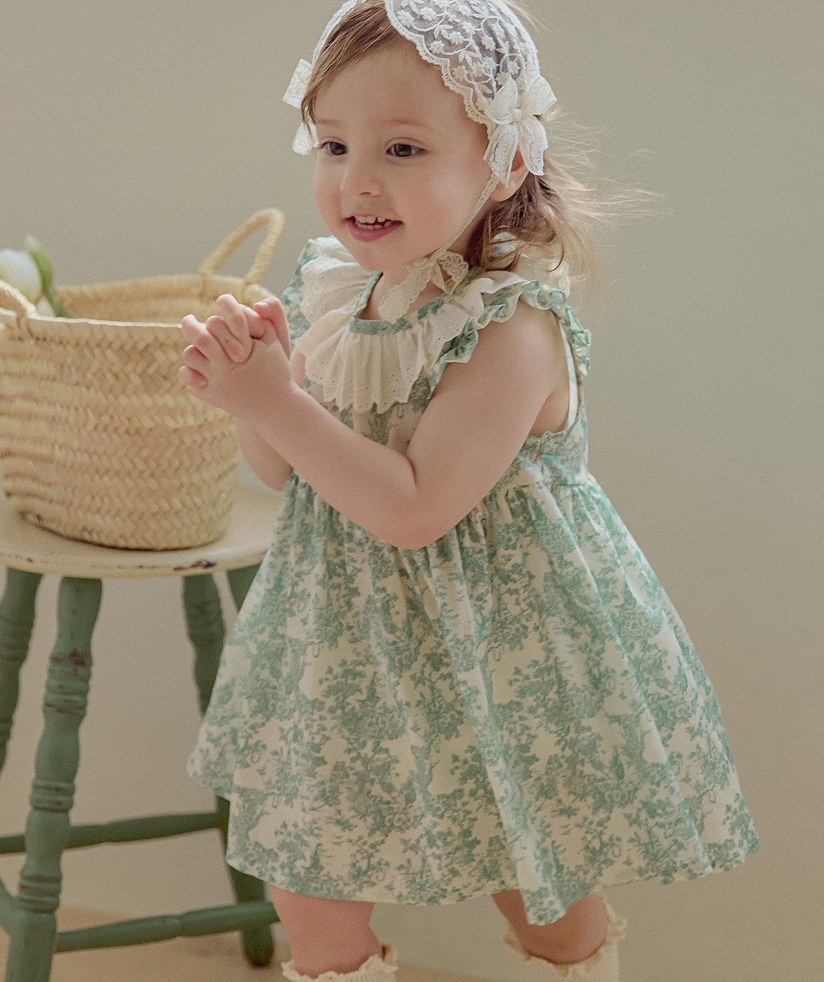 ルアンワンピース / Leanne Dress_Green