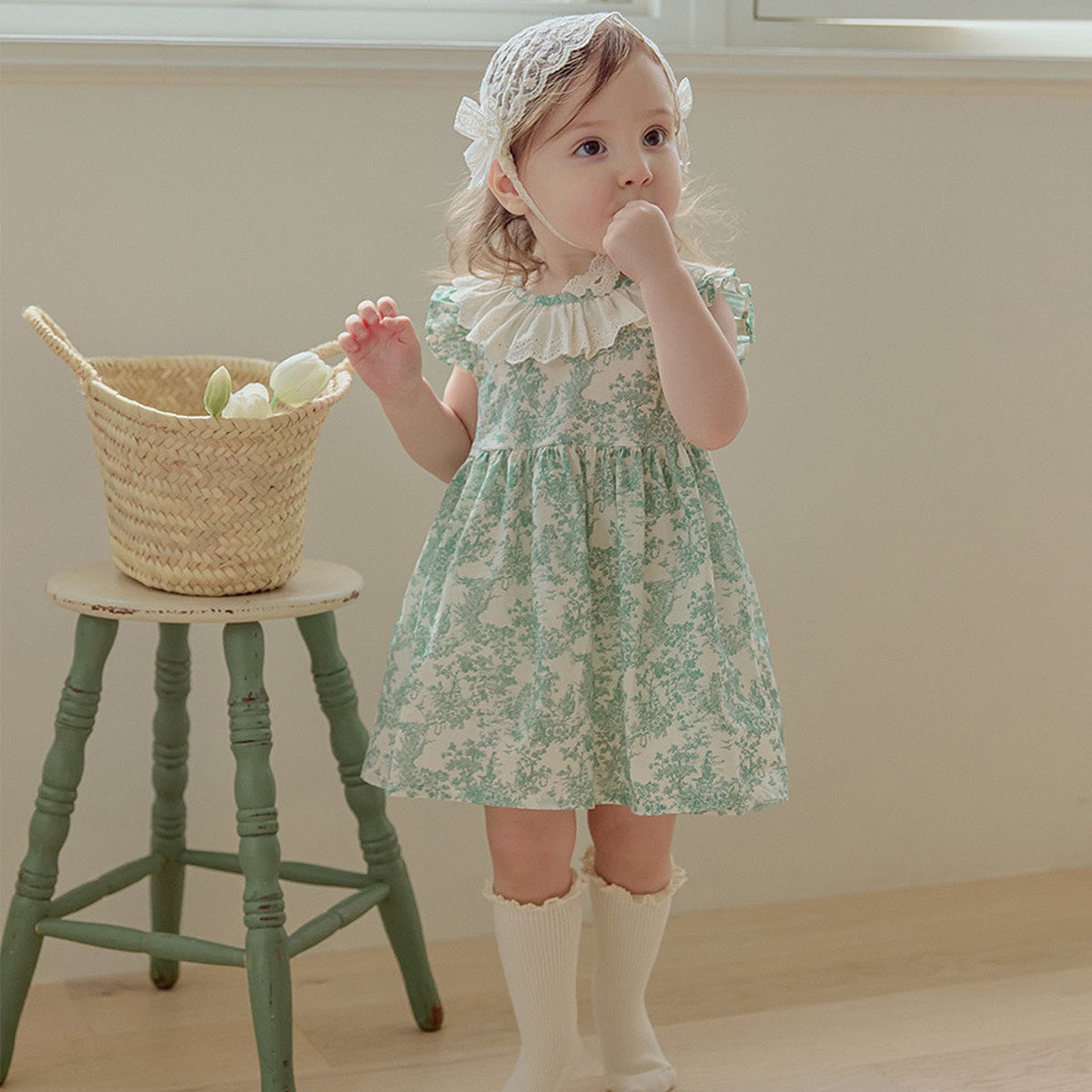 ルアンワンピース / Leanne Dress_Green