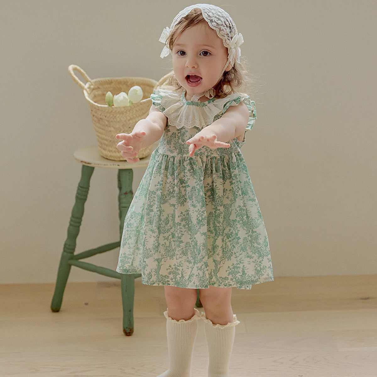 ルアンワンピース / Leanne Dress_Green