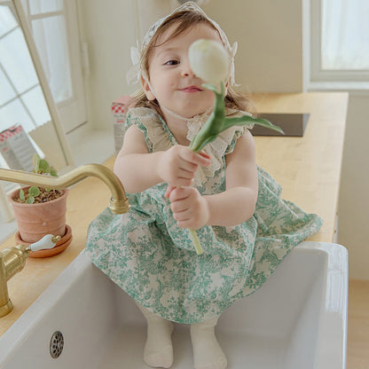 ルアンワンピース / Leanne Dress_Green