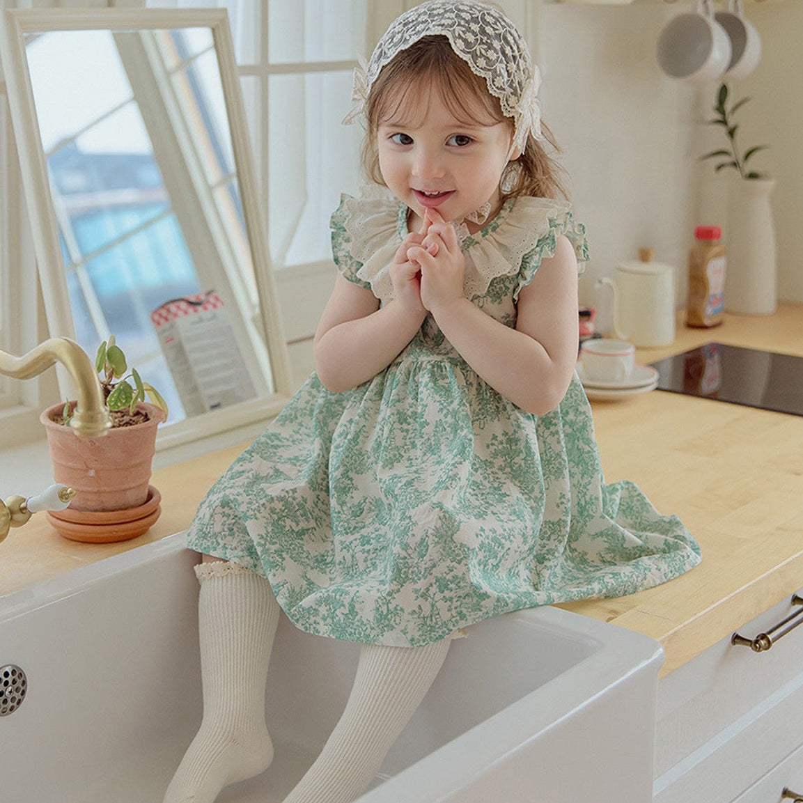 ルアンワンピース / Leanne Dress_Green