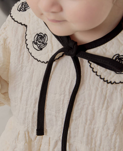 ラヴィアン ロンパースセット La vie en Romper Set_Cream
