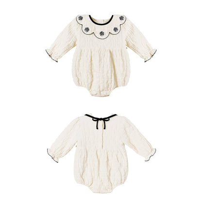 ラヴィアン ロンパースセット La vie en Romper Set_Cream