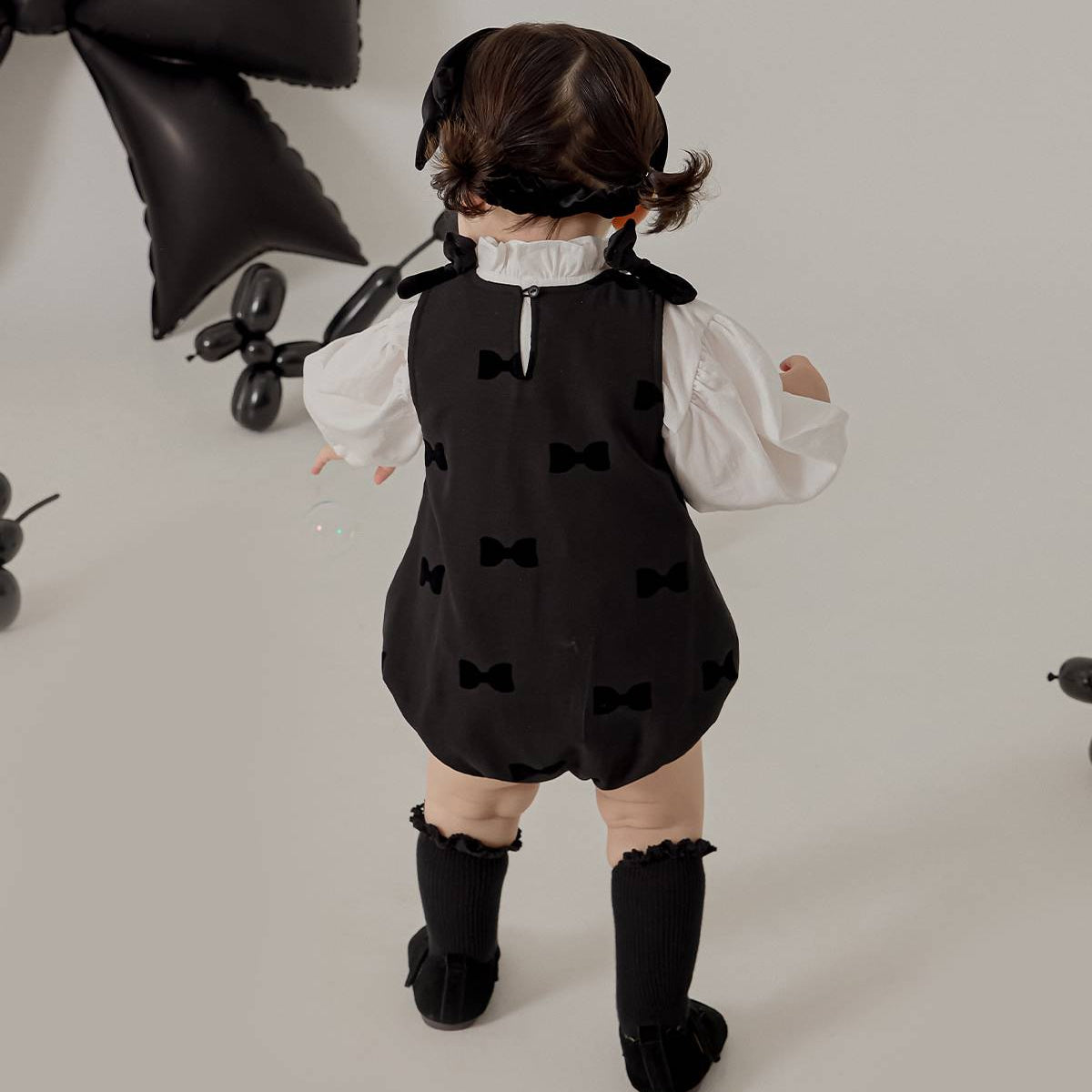 ミニュエット ロンパース Minuet Romper_Black