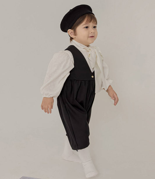 モス オーバーオール Mos Overalls_Black