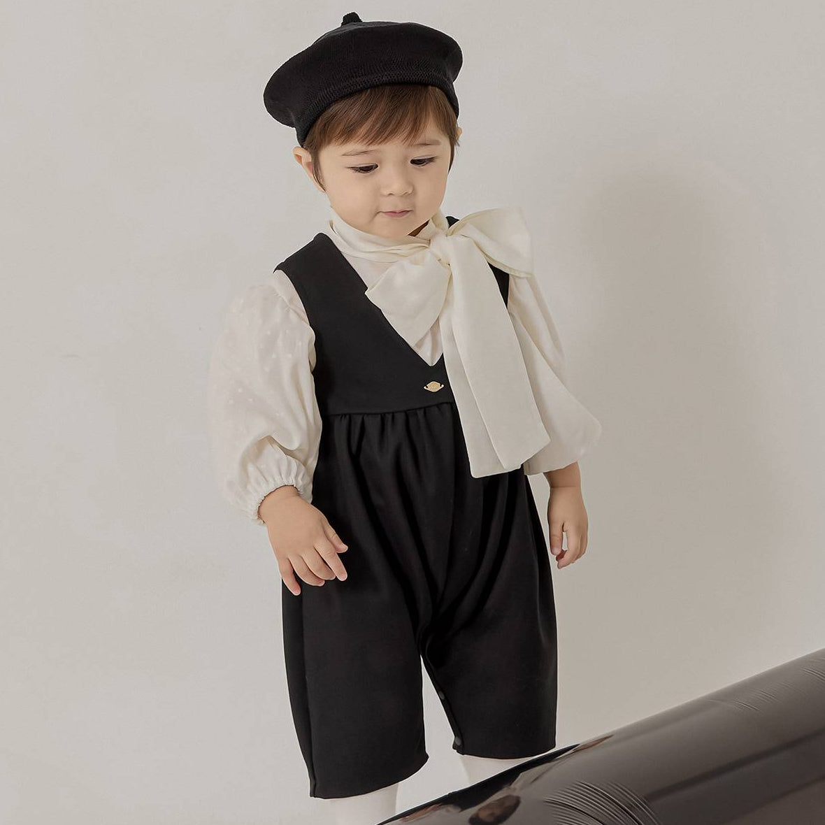 モス オーバーオール Mos Overalls_Black
