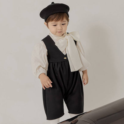 モス オーバーオール Mos Overalls_Black