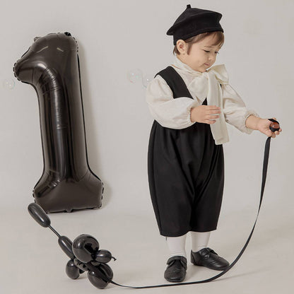 モス オーバーオール Mos Overalls_Black