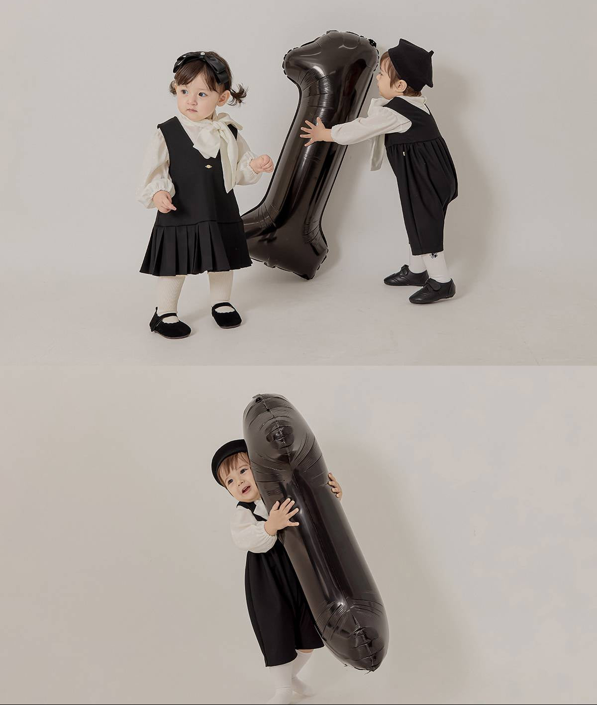 モス オーバーオール Mos Overalls_Black