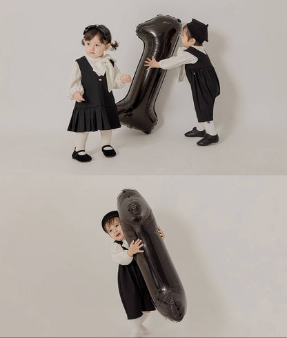 モス オーバーオール Mos Overalls_Black