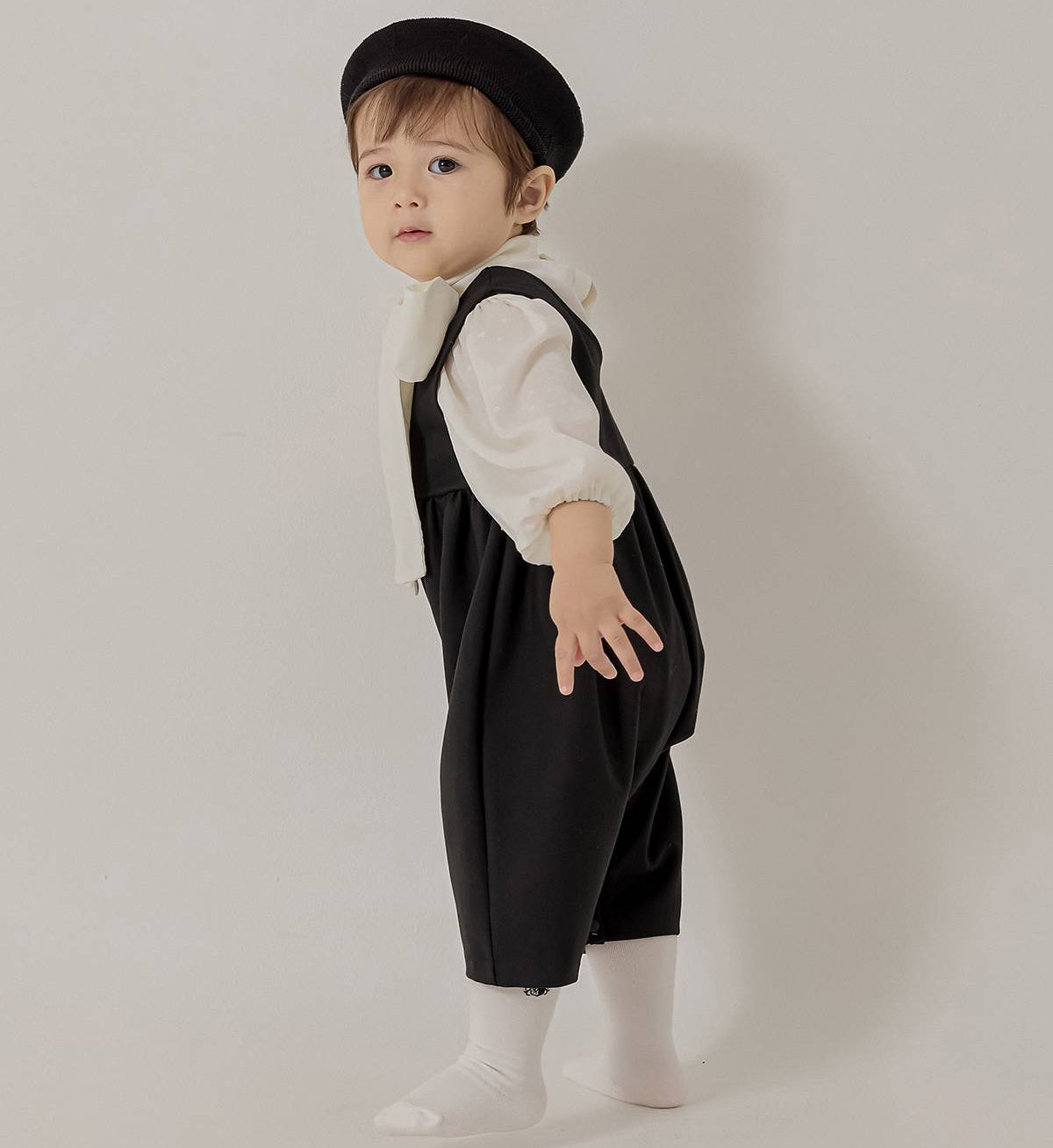 モス オーバーオール Mos Overalls_Black