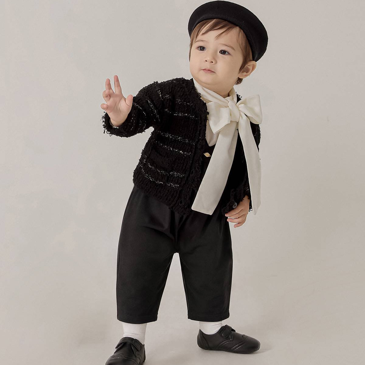 モス オーバーオール Mos Overalls_Black
