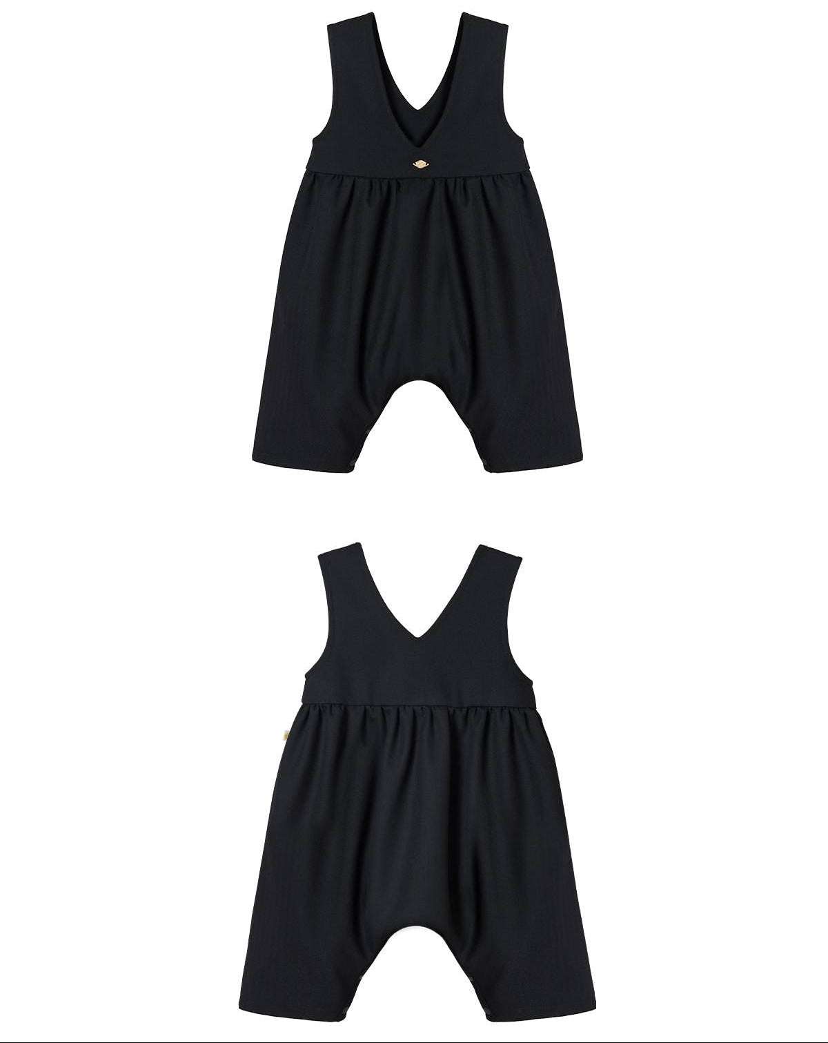 モス オーバーオール Mos Overalls_Black