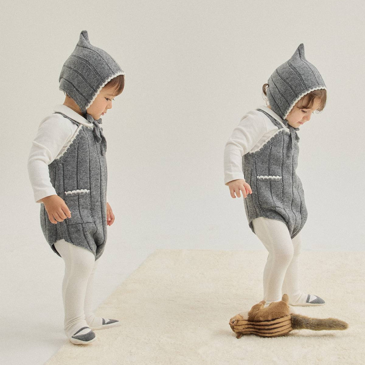 ポエト ニット ロンパース POET KNIT ROMPER