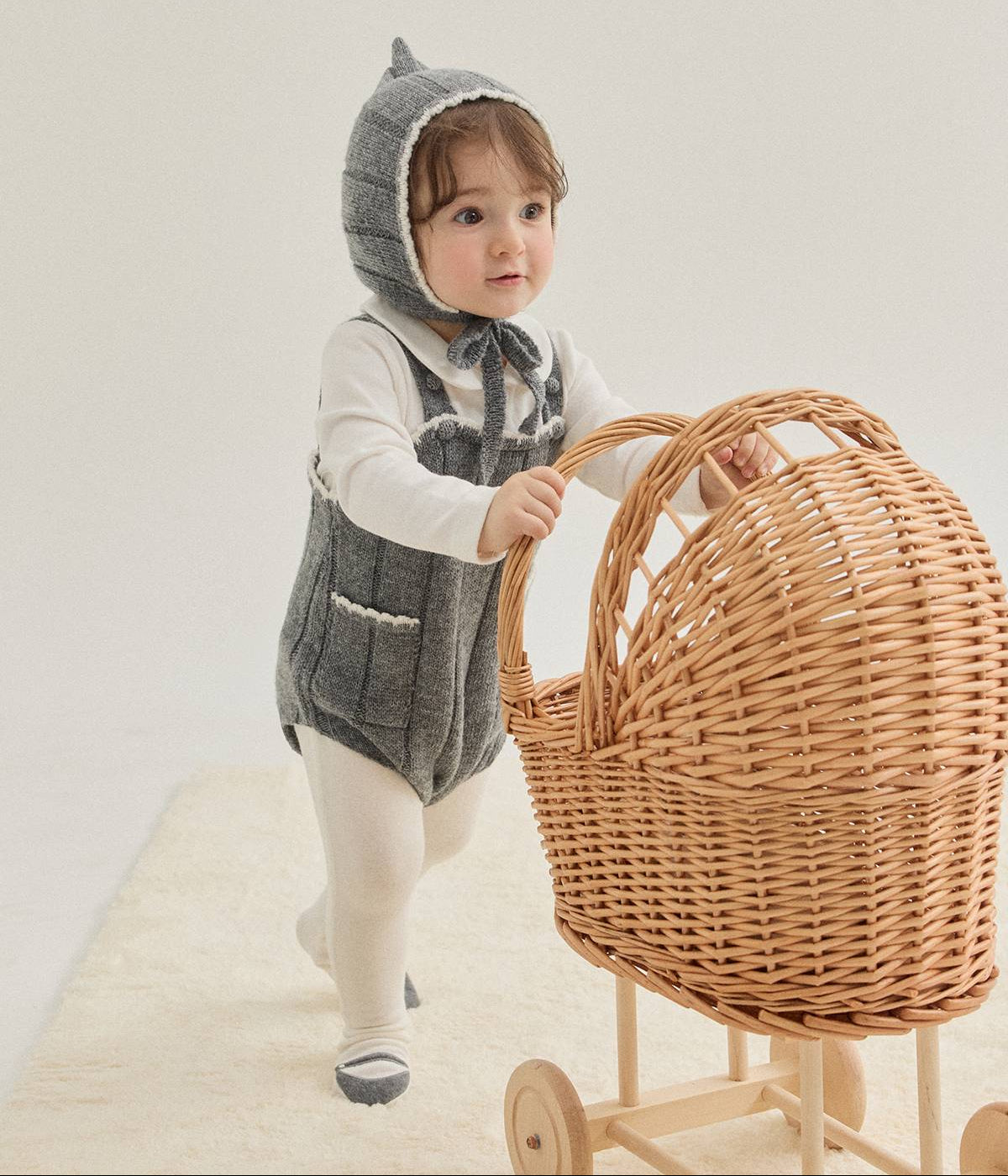 ポエト ニット ロンパース POET KNIT ROMPER