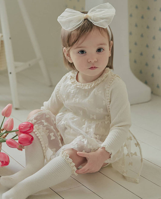 リボン エプロンワンピース Ribbon Apron Dress