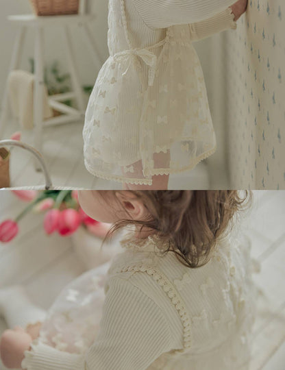 リボン エプロンワンピース Ribbon Apron Dress