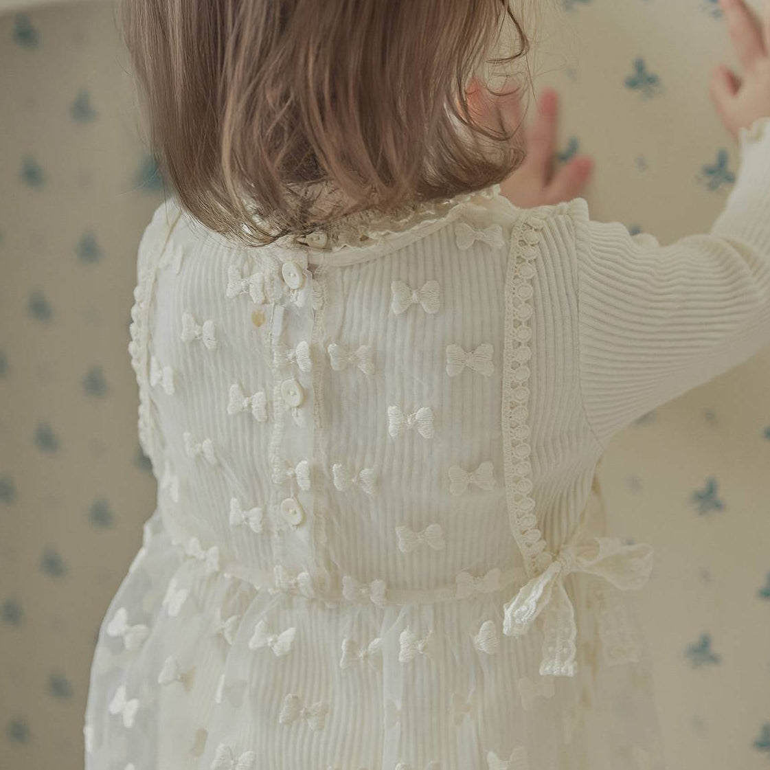 リボン エプロンワンピース Ribbon Apron Dress