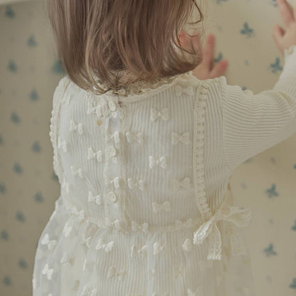 リボン エプロンワンピース Ribbon Apron Dress