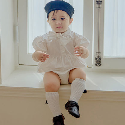 タイ 半袖ロンパース Tie Short Sleeved Romper
