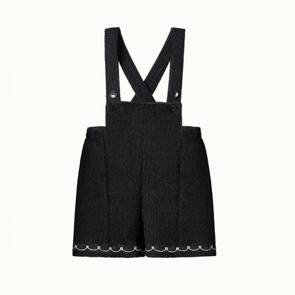 ツイード オーバーオール Tweed Overalls_Black