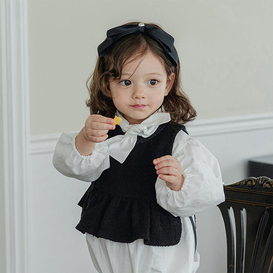 *予約販売*ツイードフリルベスト