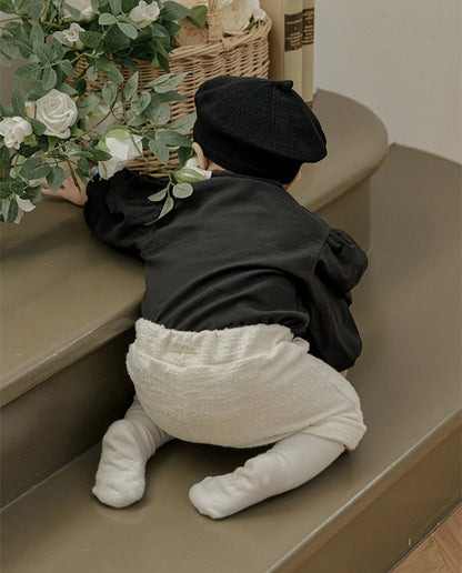 ツイードパンツ_クリーム