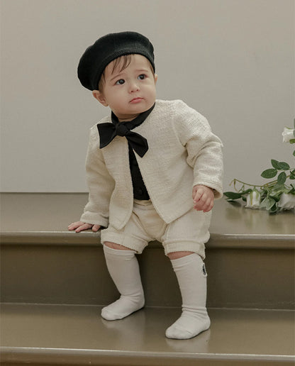 ツイードパンツ_クリーム