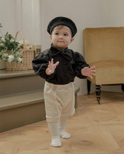 ツイードパンツ_クリーム