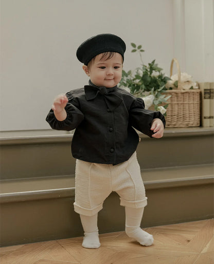 ツイードパンツ_クリーム