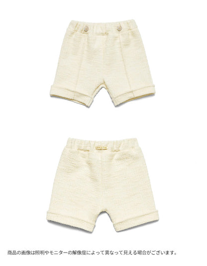 ツイードパンツ_クリーム