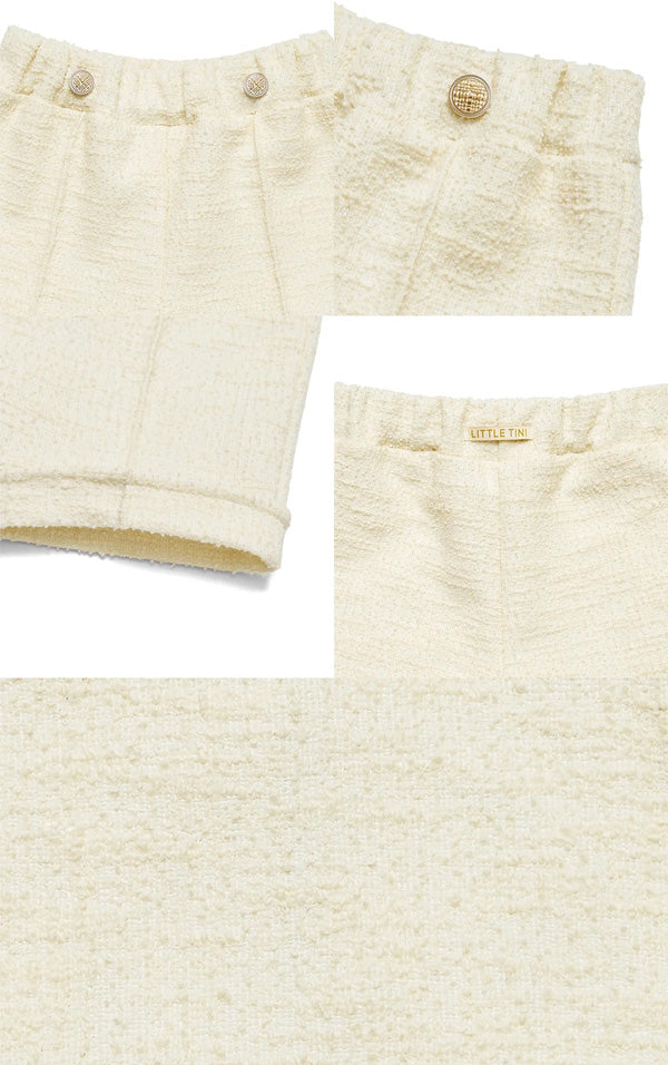 ツイードパンツ_クリーム