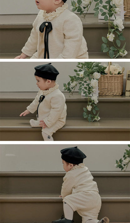 ツイードジャケット_クリーム