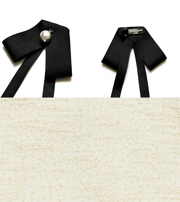 ツイードジャケット_クリーム