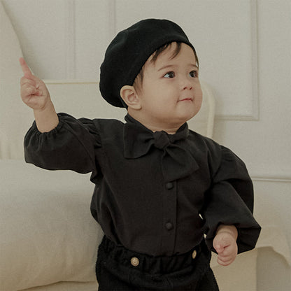 タイブラウス_ブラック