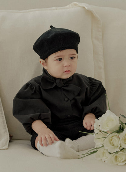 タイブラウス_ブラック