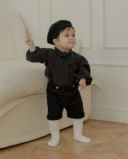 タイブラウス_ブラック