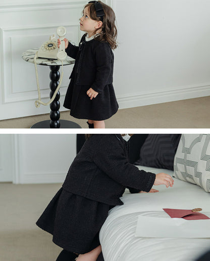 ツイードワンピース