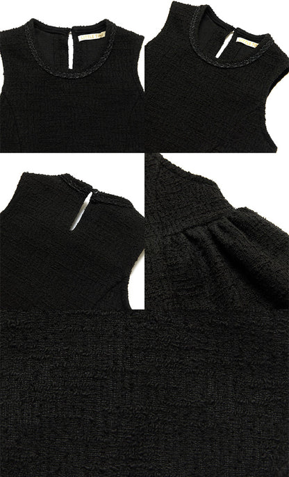 ツイードワンピース