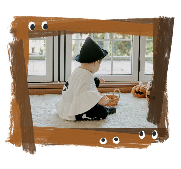 おばけ帽子ケープ　Ghost Hat Cape