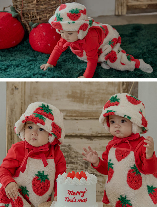 スウィートベリー イヤーマフ付きバケットハットSweet Berry Earmuffs Bucket Hat