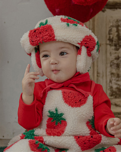スウィートベリー イヤーマフ付きバケットハットSweet Berry Earmuffs Bucket Hat