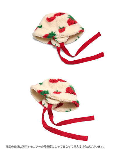 スウィートベリー イヤーマフ付きバケットハットSweet Berry Earmuffs Bucket Hat