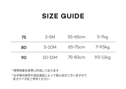スノーダックロンパース_アイボリー