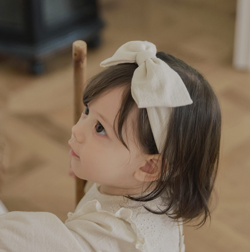 コットンリボンヘアバンド
