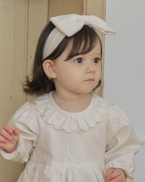 コットンリボンヘアバンド