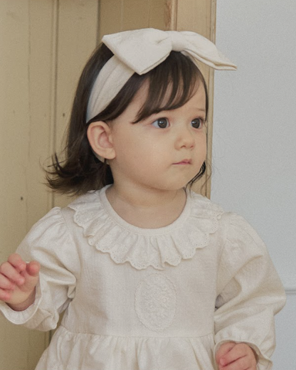 コットンリボンヘアバンド